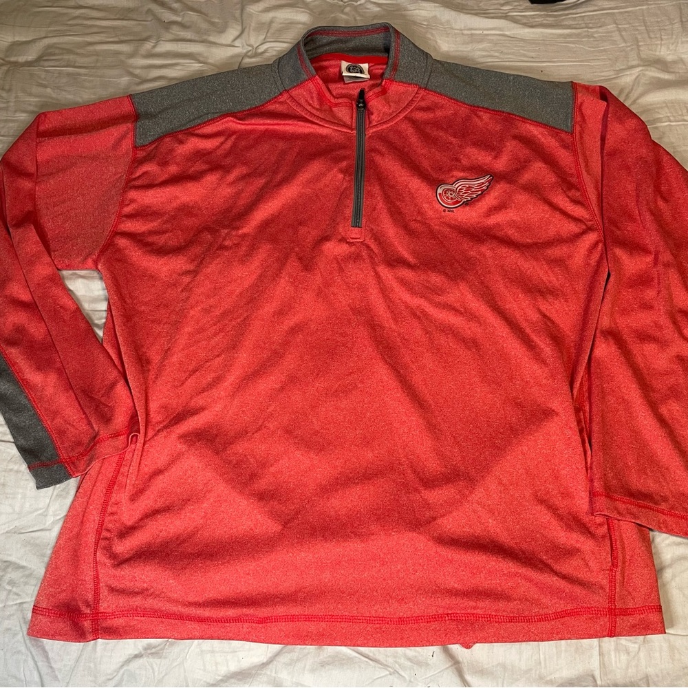 Detroit Red Wings 1/4 Zip Pullover 2XL